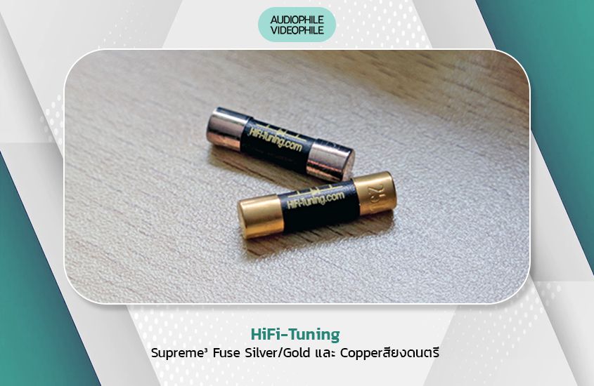 HiFi-Tuning Supreme³ Fuse Silver/Gold และ Copper HiFi-Tuning Supreme³ Fuse Silver/Gold และ Copper